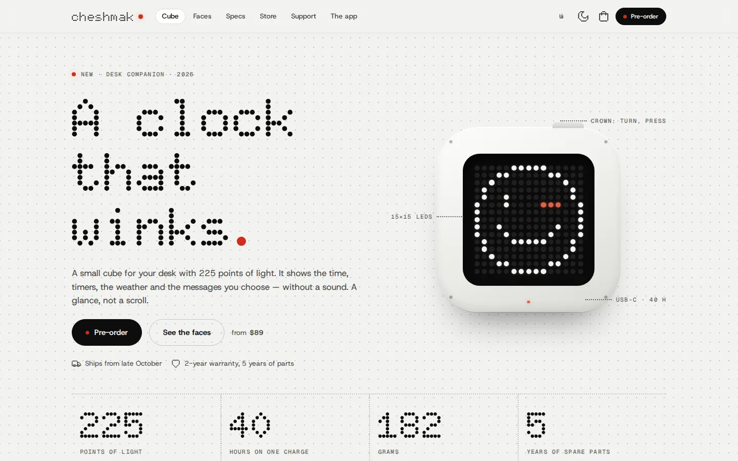 Dot — Site (English, Desktop)