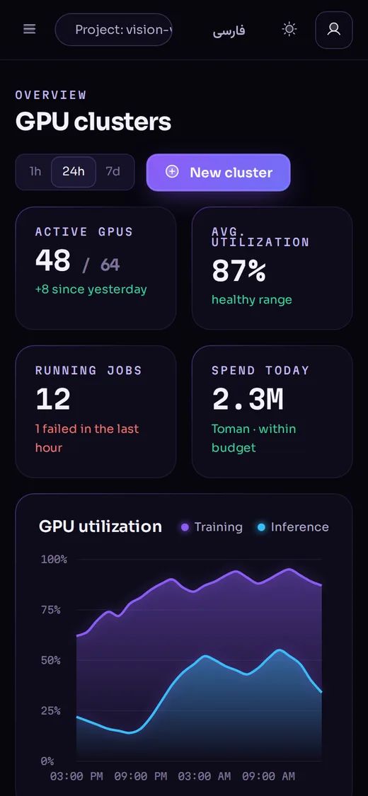 Ultraviolet — Dashboard (English, Mobile)